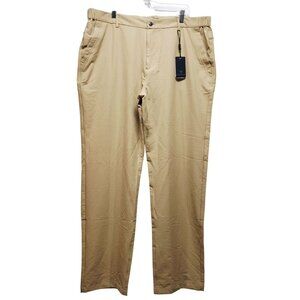 Mens Maelreg Proflex Khaki Chino Pants Size 42x34